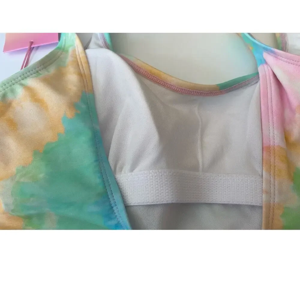 Stoney Clover Lane Women’s Pastel Tie Dyed One-Piece Swimsuit Size Small (4/6)